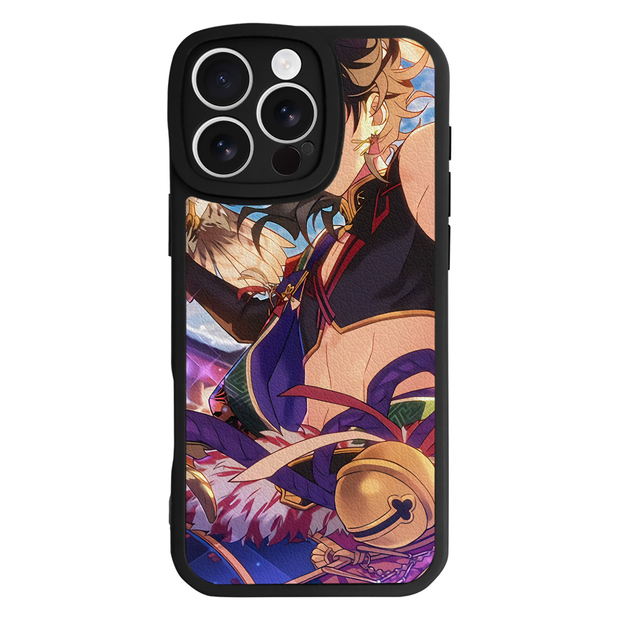 （画像用） 刀剣乱舞 Touken Ranbu 【iPhone 16シリーズ対応】シリコンスマホケース（レザー調） 材質：シリコン